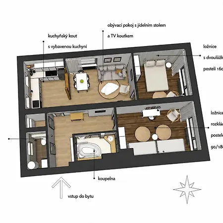 Apartment Kaspersky Kasperske Hory
